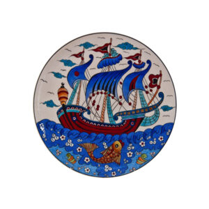 18 cm Tile Plate with Kalyon Motifs